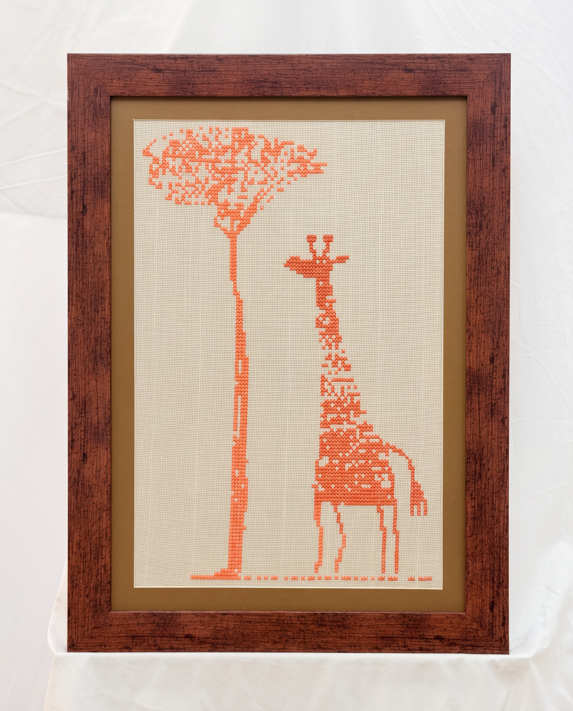 Giraffe Under the Tree